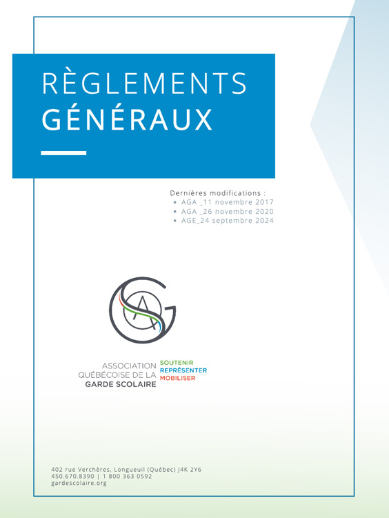 Règlements Généraux