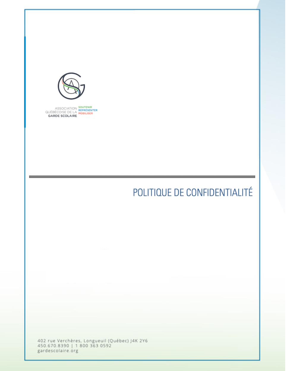 Politique de Confidentialité